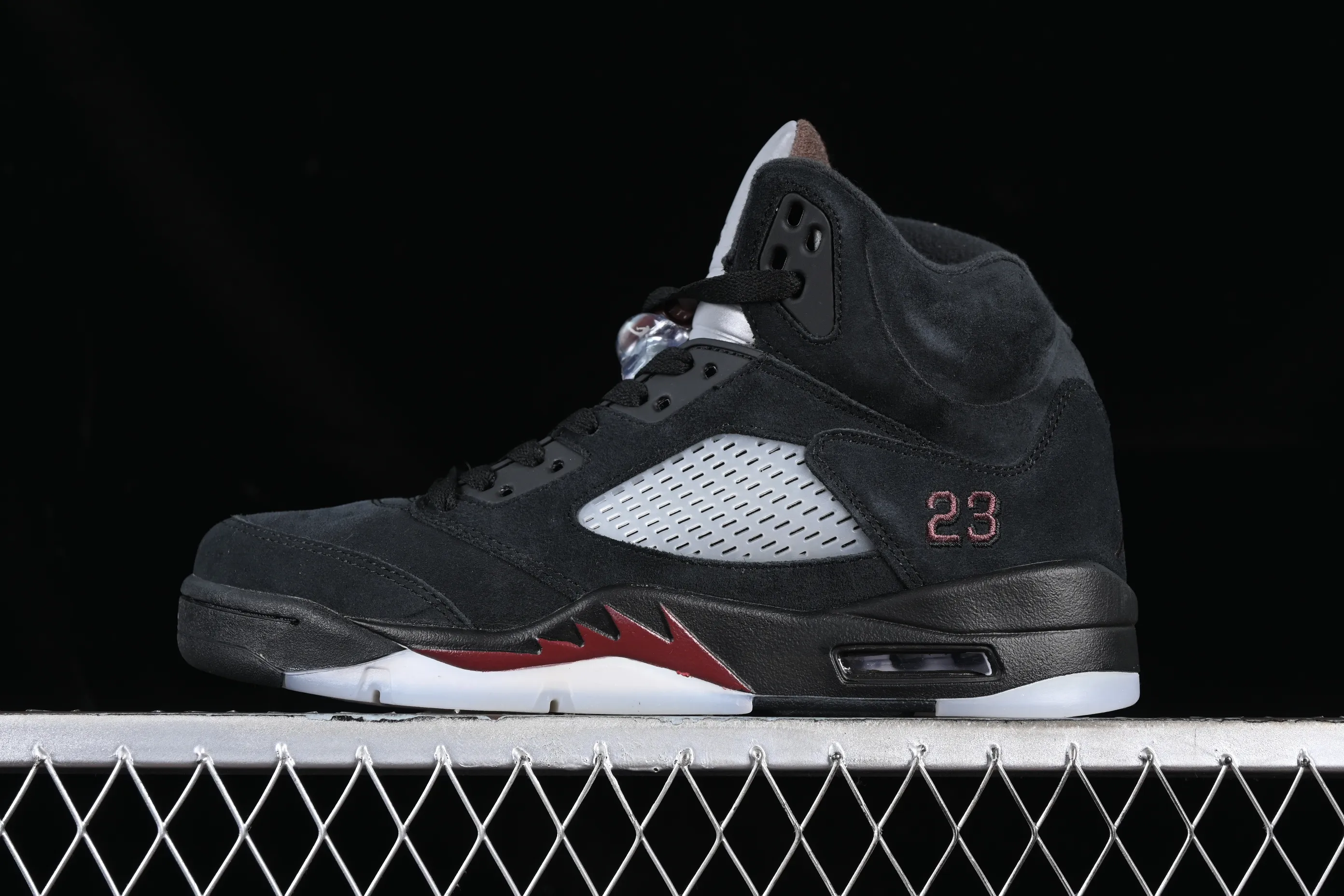 All categories Air Jordan Jordan series basketball shoes Air Jordan 5 A Ma Maniére x Air Jordan 5 "Black" AJ5 Joe 5 suede black FD1330-001